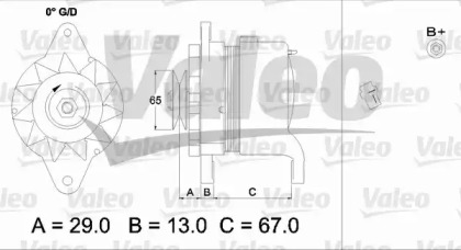 Генератор VALEO 437162