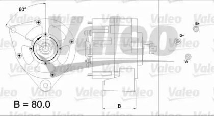 Генератор VALEO 437167