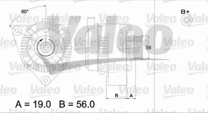 Генератор VALEO 437186