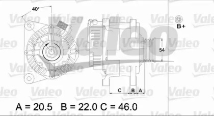 Генератор VALEO 437193