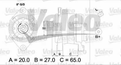 Генератор VALEO 437200