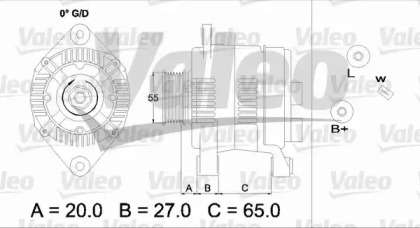 Генератор VALEO 437203