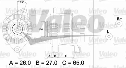 Генератор VALEO 437206