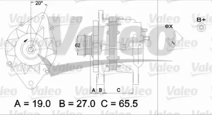 Генератор VALEO 437220