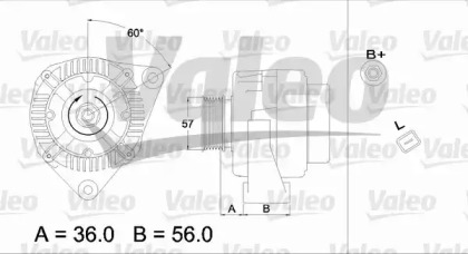 Генератор VALEO 437223