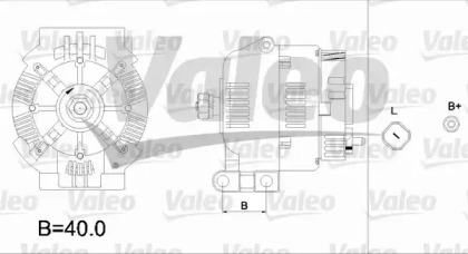 Генератор VALEO 437318