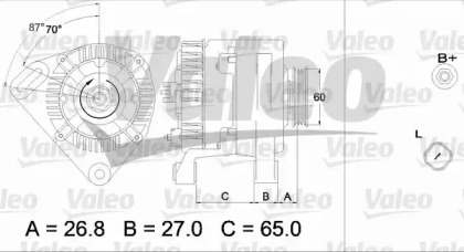 Генератор VALEO 437323