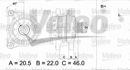 Генератор VALEO 437328