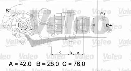 Генератор VALEO 437330