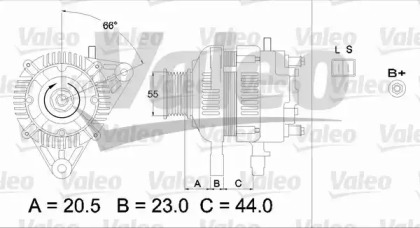 Генератор VALEO 437334