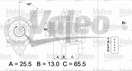 Генератор VALEO 437335