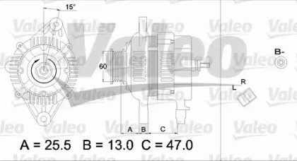 Генератор VALEO 437337