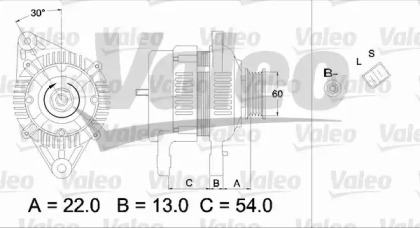 Генератор VALEO 437338