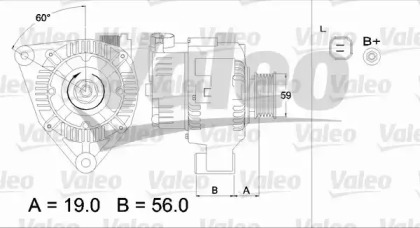 Генератор VALEO 437344