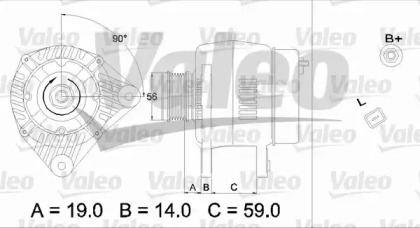 Генератор VALEO 437361