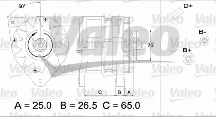 Генератор VALEO 437371