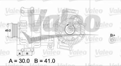 Генератор VALEO 437375