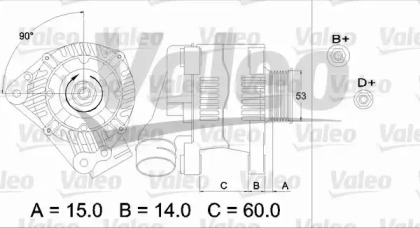 Генератор VALEO 437384