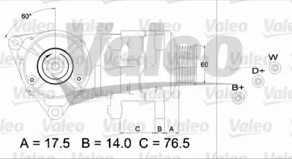 Генератор VALEO 437387