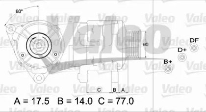 Генератор VALEO 437388