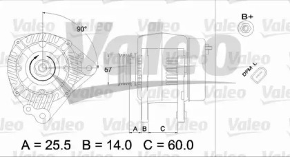 Генератор VALEO 437396