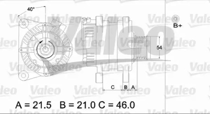 Генератор VALEO 437407