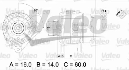 Генератор VALEO 437411