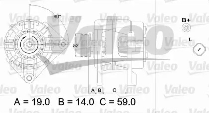 Генератор VALEO 437424