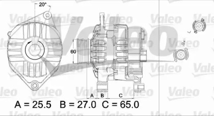 Генератор VALEO 437431