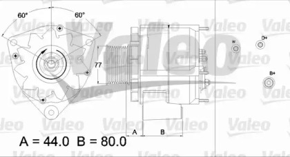 Генератор VALEO 437440