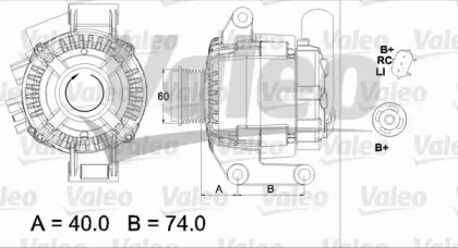 Генератор VALEO 437448