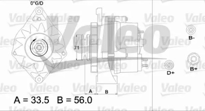 Генератор VALEO 437459