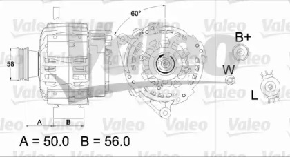 Генератор VALEO 437467