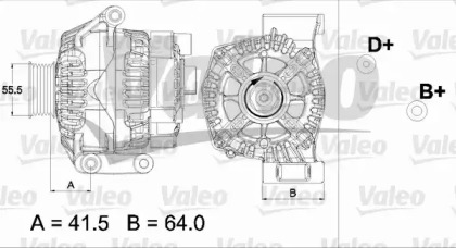 Генератор VALEO 437475