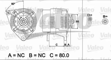 Генератор VALEO 437484