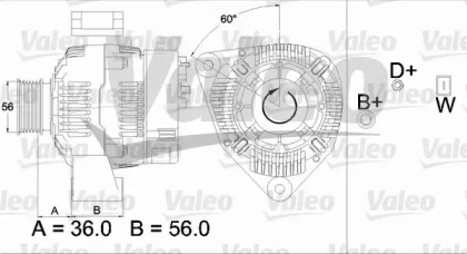 Генератор VALEO 437489