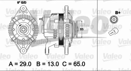 Генератор VALEO 437490