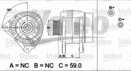 Генератор VALEO 437492