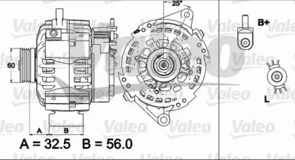 Генератор VALEO 437509