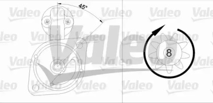 Стартер VALEO 455558