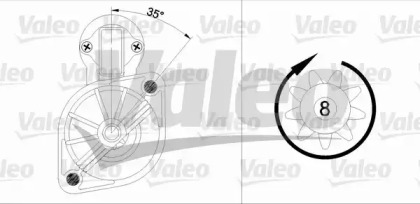 Стартер VALEO 455562