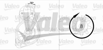 Стартер VALEO 455608