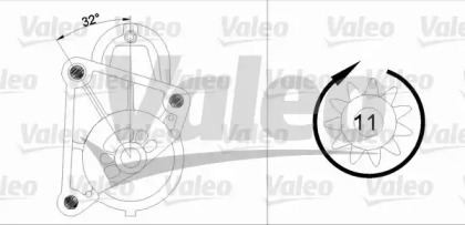 Стартер VALEO 455719