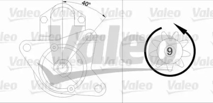 Стартер VALEO 458168