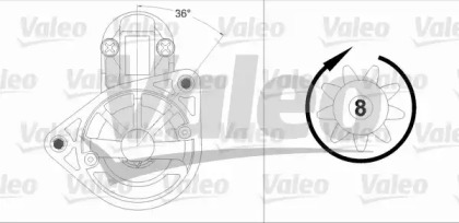 Стартер VALEO 458205