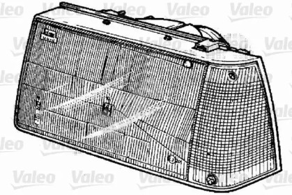 Рассеиватель, фонарь указателя поворота VALEO 063129