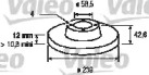 Тормозной диск VALEO 186173