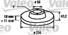 Тормозной диск VALEO 186299