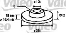 Тормозной диск VALEO 186691