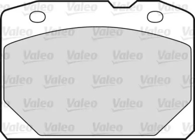 Комплект тормозных колодок VALEO 598405